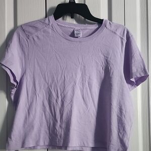 PINK Victoria's Secret Light Purple Crop Top